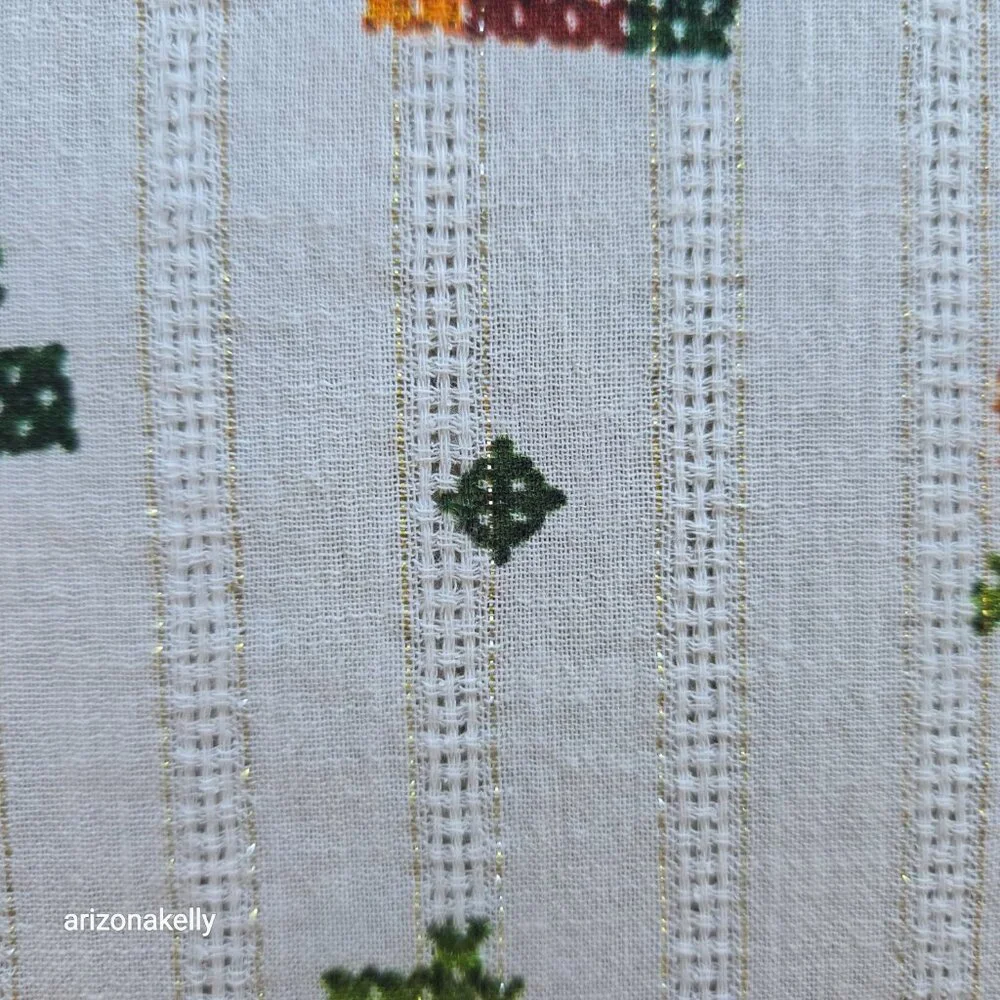 NWOT FARM Rio Sarong Needlepoint Print Fruits & Flowers Scarf - Picture 11 of 16